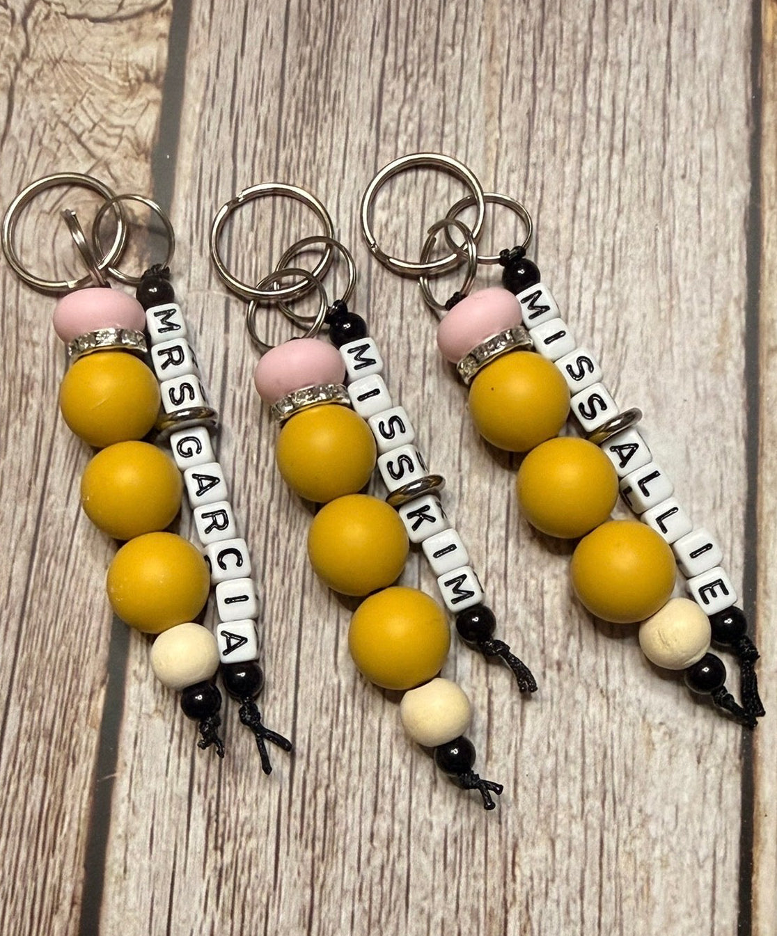 Teacher Pencil Keychain