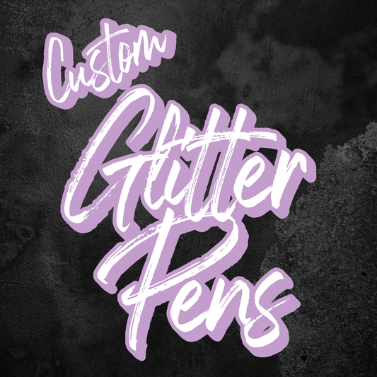 Custom Glitter Pens